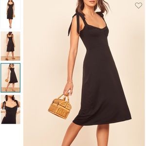 Reformation Wells Tie Dress (size L)
